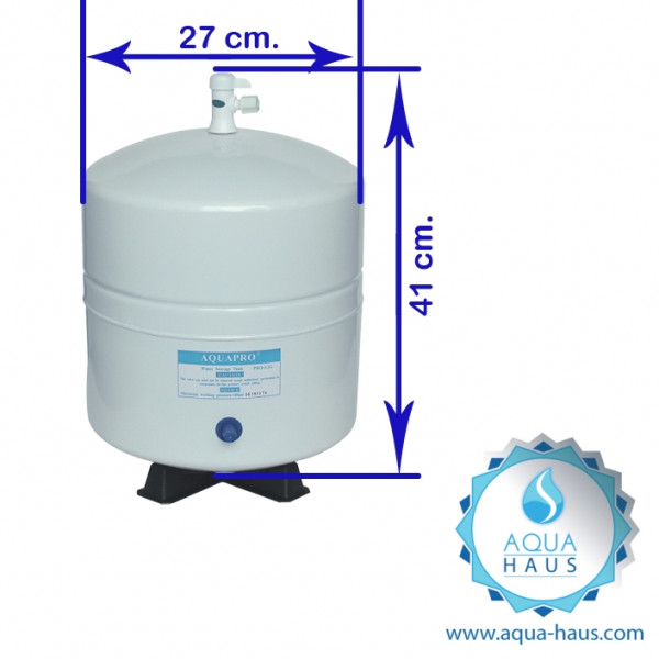 Vorratstank Wasserfilter Osmose-Anlage 3,2G (12,11 Liter) aus Metall (Aqua-Haus)