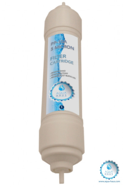 Sedimentfilter Inline Filterkartusche Wasserfilter 5 Micron(PP) 10 Zoll AquaHaus