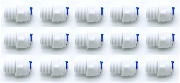 15 X Fitting Osmose Wasserfilter 1/4" x 1/4" (Aqua-Haus)